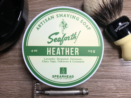 Seaforth! Heather Shaving Soap [Highland base]